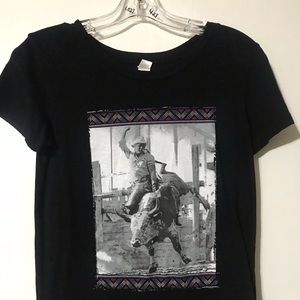 Bull rider tee